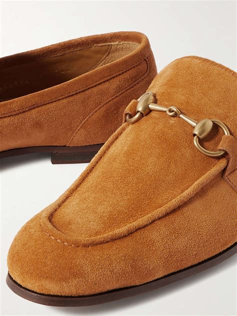 vintage gucci loafer suede|Gucci jordaan loafer suede.